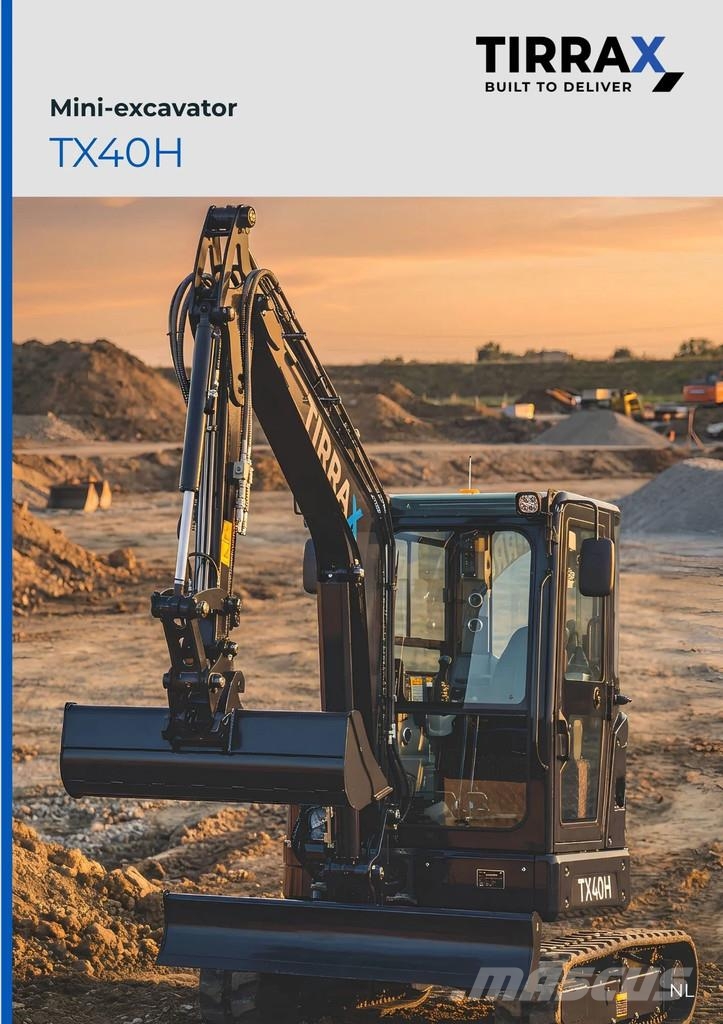 TIRRAX Binnendraaier TX40H Εκσκαφάκι (διαβολάκι) < 7t