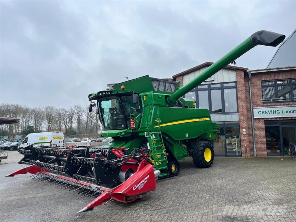 John Deere T560i ProDrive 30Km/h inkl. Geringhoff HV6.60 Farm machinery