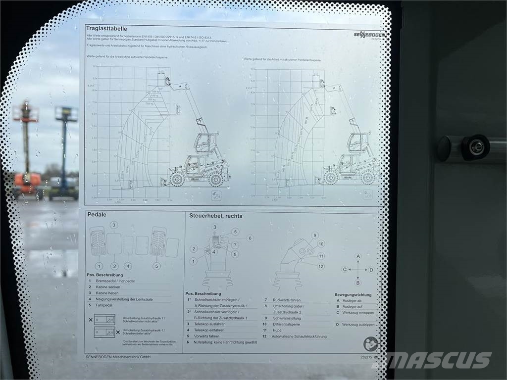 Sennebogen 355E مناولات متداخلة