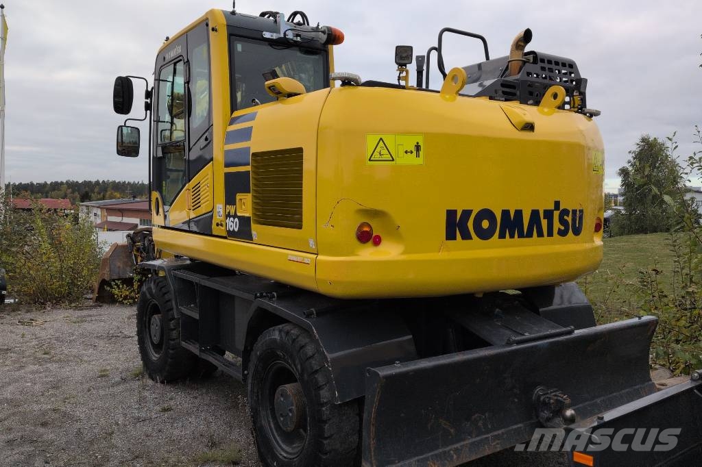 Komatsu PW160-11 Snart till salu Ekskavatori uz riteņiem