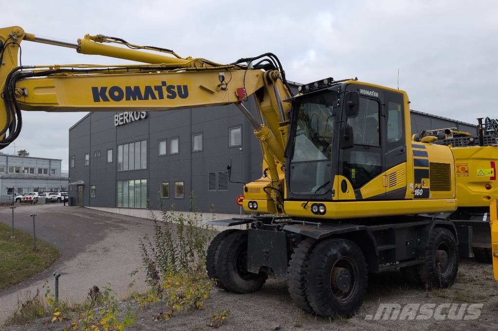 Komatsu PW160-11 Snart till salu Ekskavatori uz riteņiem