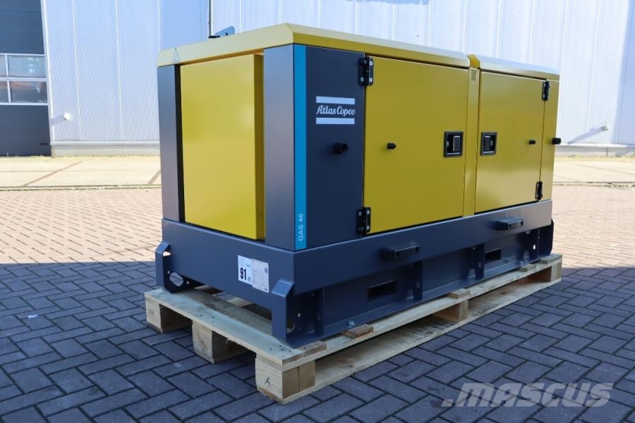 Atlas Copco QAS 40 ST3 Valid inspection, Diesel, 40 kVA Generadores diésel