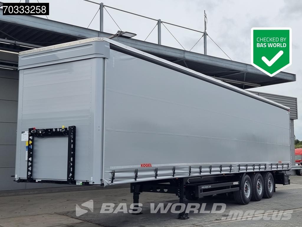 Kögel S24-1 NEW! Lifting axle Standard Tents puspiekabes