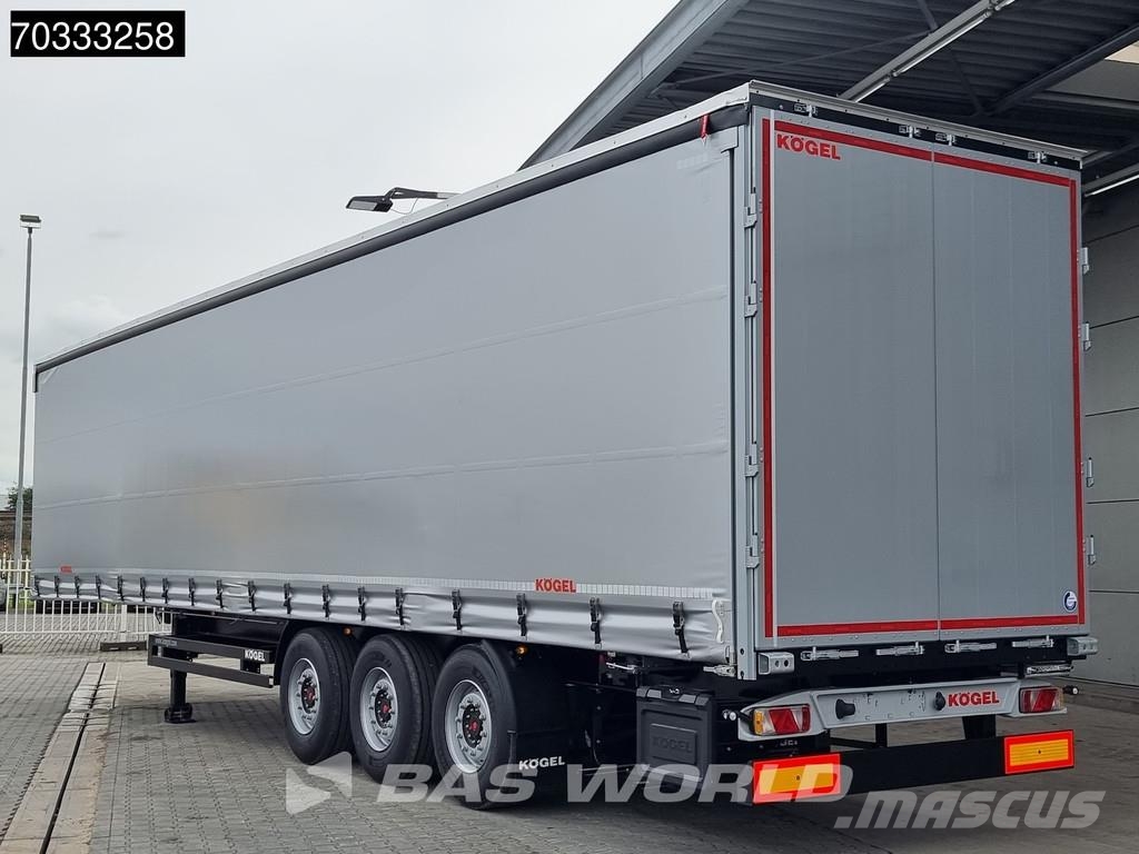 Kögel S24-1 NEW! Lifting axle Standard Tents puspiekabes