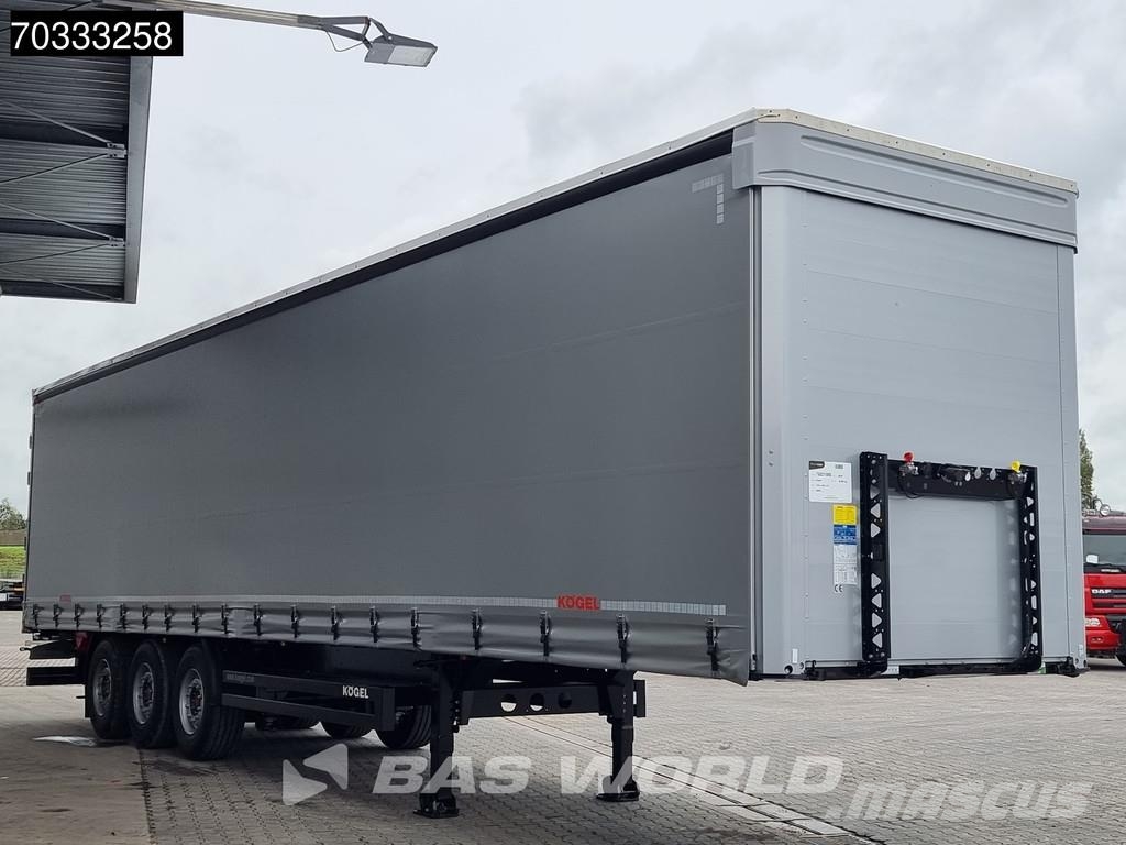 Kögel S24-1 NEW! Lifting axle Standard Tents puspiekabes
