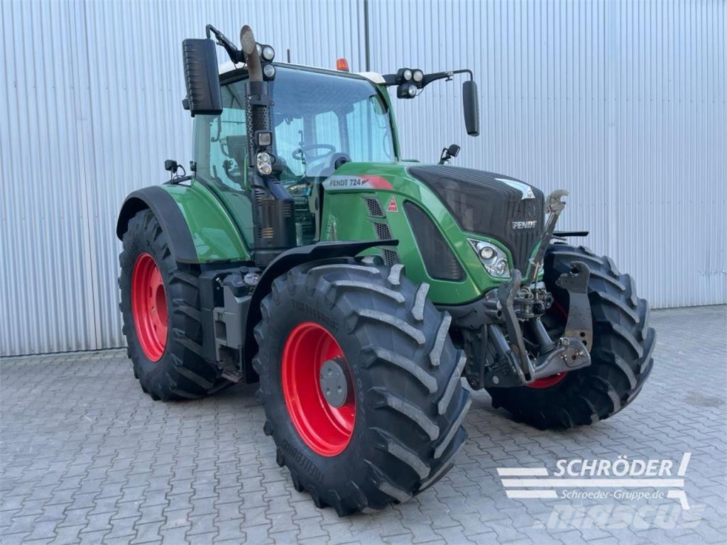 Fendt 724 S4 PROFI PLUS | RTK | RADGEWICHTE Traktoriai