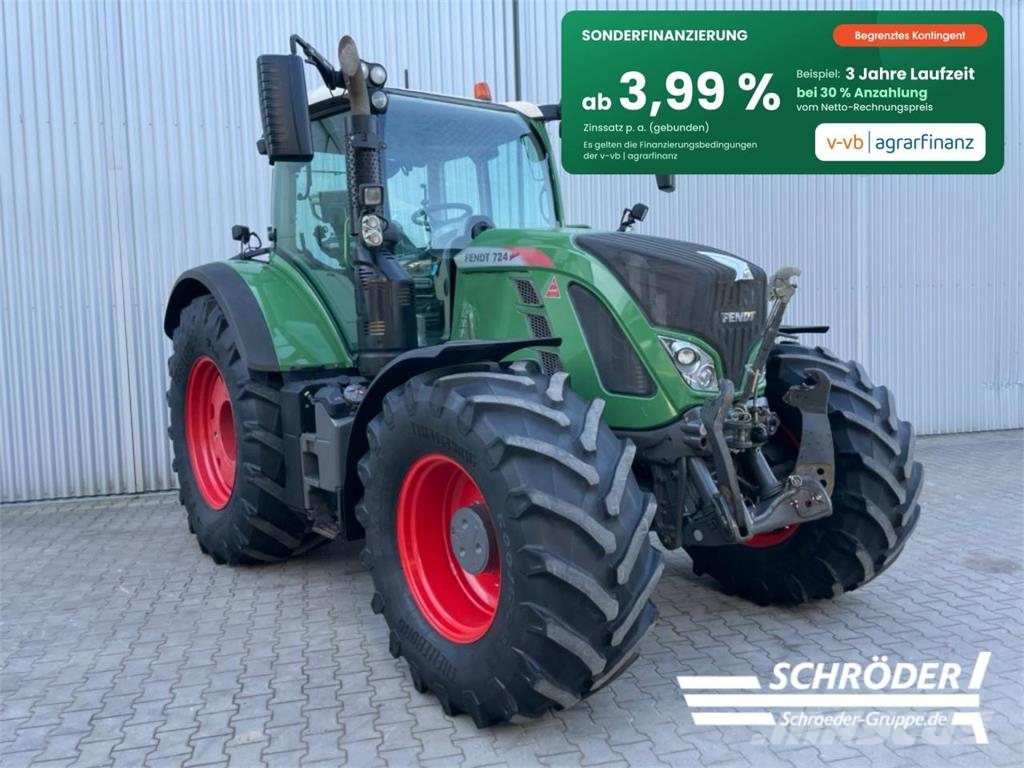 Fendt 724 S4 PROFI PLUS | RTK | RADGEWICHTE Traktoriai