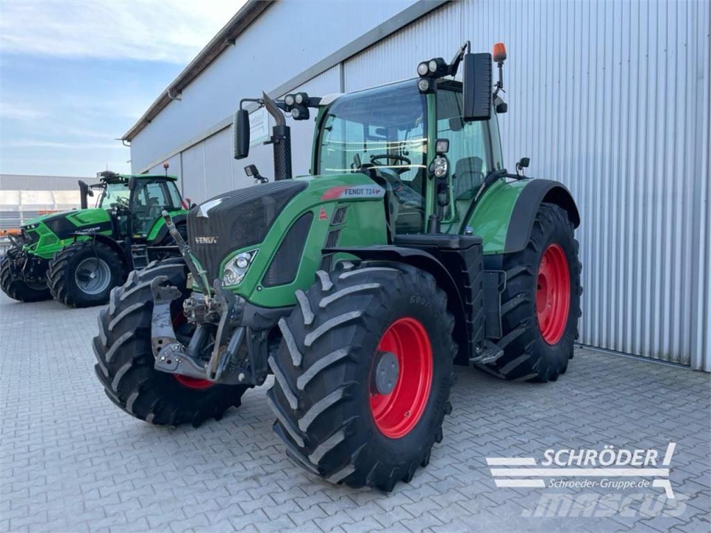 Fendt 724 S4 PROFI PLUS | RTK | RADGEWICHTE Traktoriai