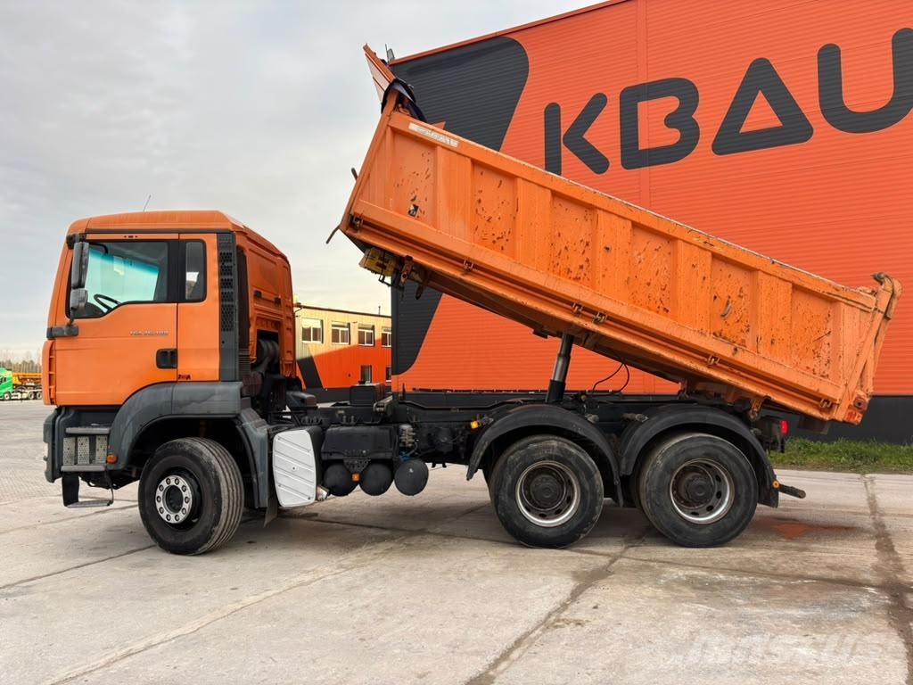 MAN TGA 26.400 6x4 FULL STEEL / BOX L=4799 mm Pašizgāzējs