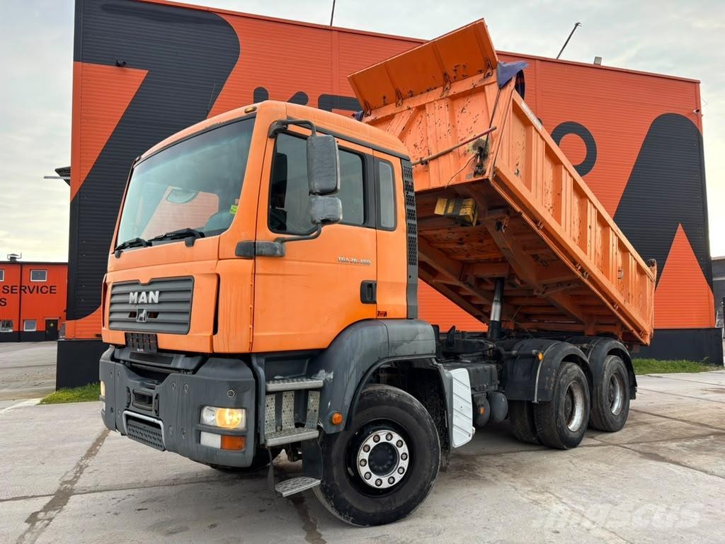MAN TGA 26.400 6x4 FULL STEEL / BOX L=4799 mm Pašizgāzējs