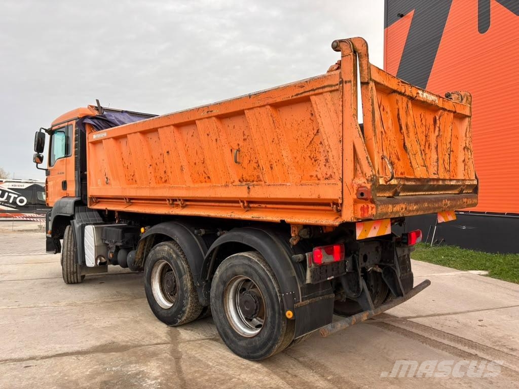 MAN TGA 26.400 6x4 FULL STEEL / BOX L=4799 mm Pašizgāzējs