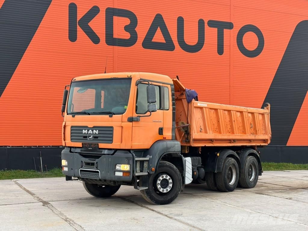 MAN TGA 26.400 6x4 FULL STEEL / BOX L=4799 mm Pašizgāzējs