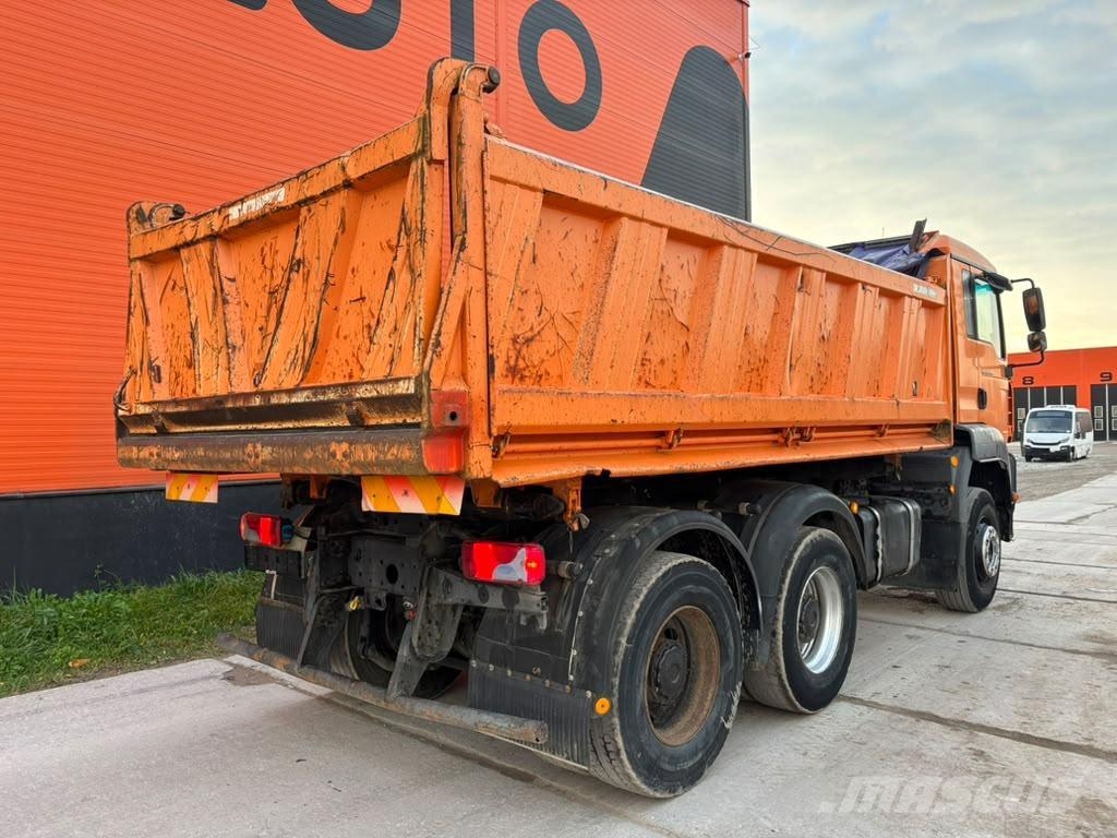 MAN TGA 26.400 6x4 FULL STEEL / BOX L=4799 mm Pašizgāzējs