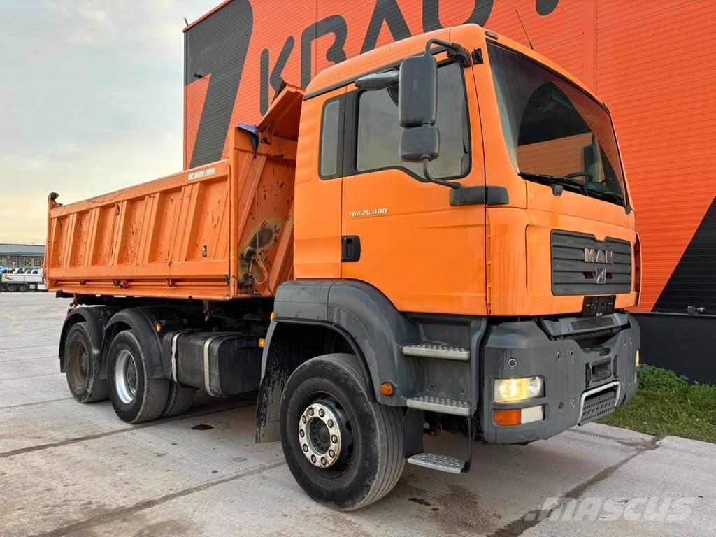 MAN TGA 26.400 6x4 FULL STEEL / BOX L=4799 mm Pašizgāzējs