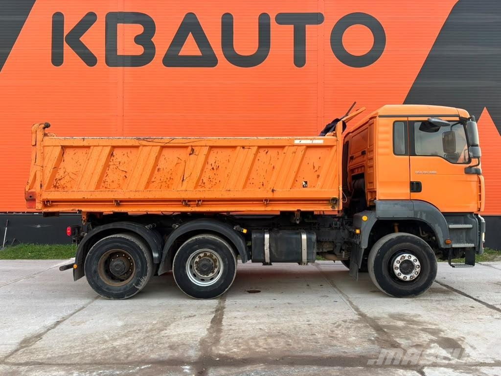 MAN TGA 26.400 6x4 FULL STEEL / BOX L=4799 mm Pašizgāzējs