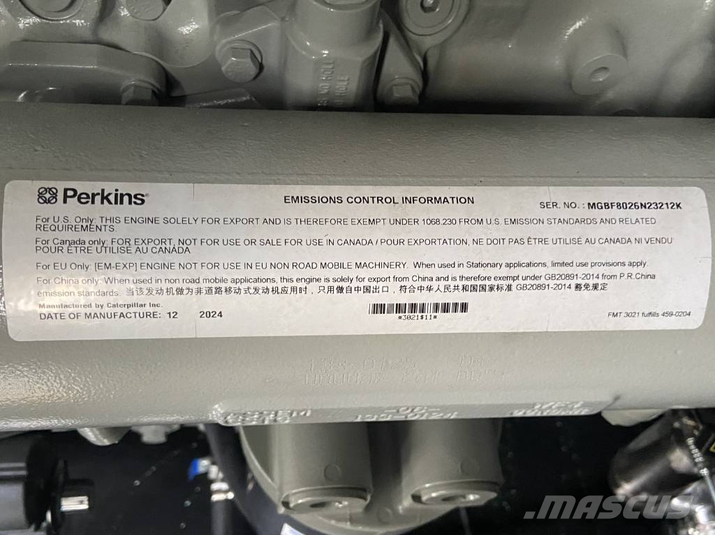 Perkins 2506C-E1STAG2 - 550 kVA Generator - DPX-19814 Diesel Generators