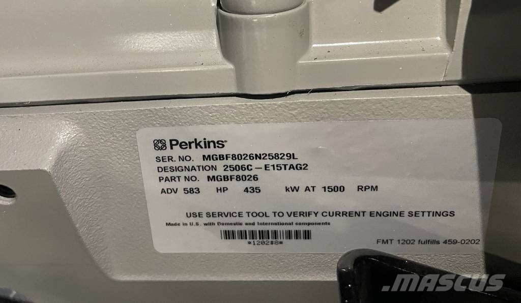 Perkins 2506C-E1STAG2 - 550 kVA Generator - DPX-19814 Generadores diésel