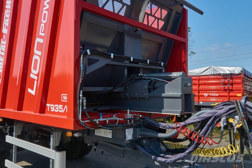 Metal-Fach T935/6 - 32m3 pushing wall trailer / przesuwna Allzweckanhänger