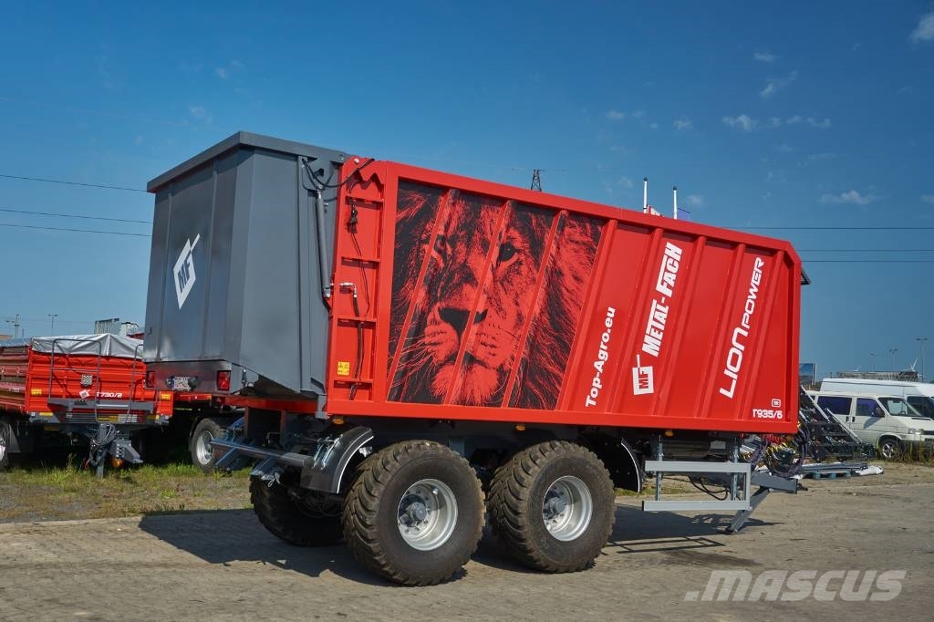 Metal-Fach T935/6 - 32m3 pushing wall trailer / przesuwna Allzweckanhänger