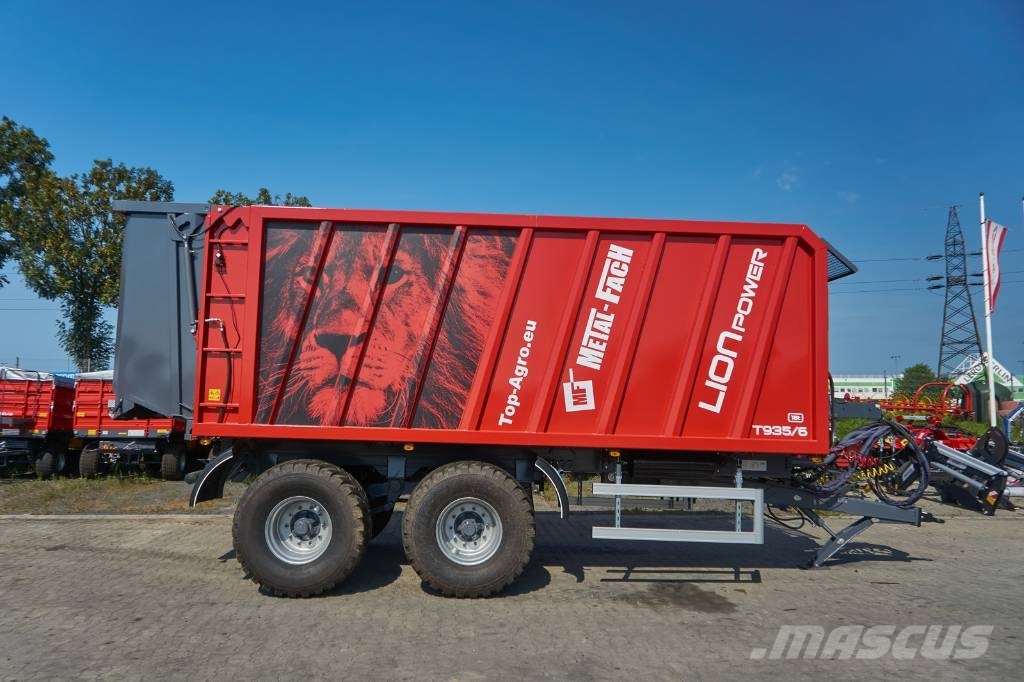 Metal-Fach T935/6 - 32m3 pushing wall trailer / przesuwna Allzweckanhänger