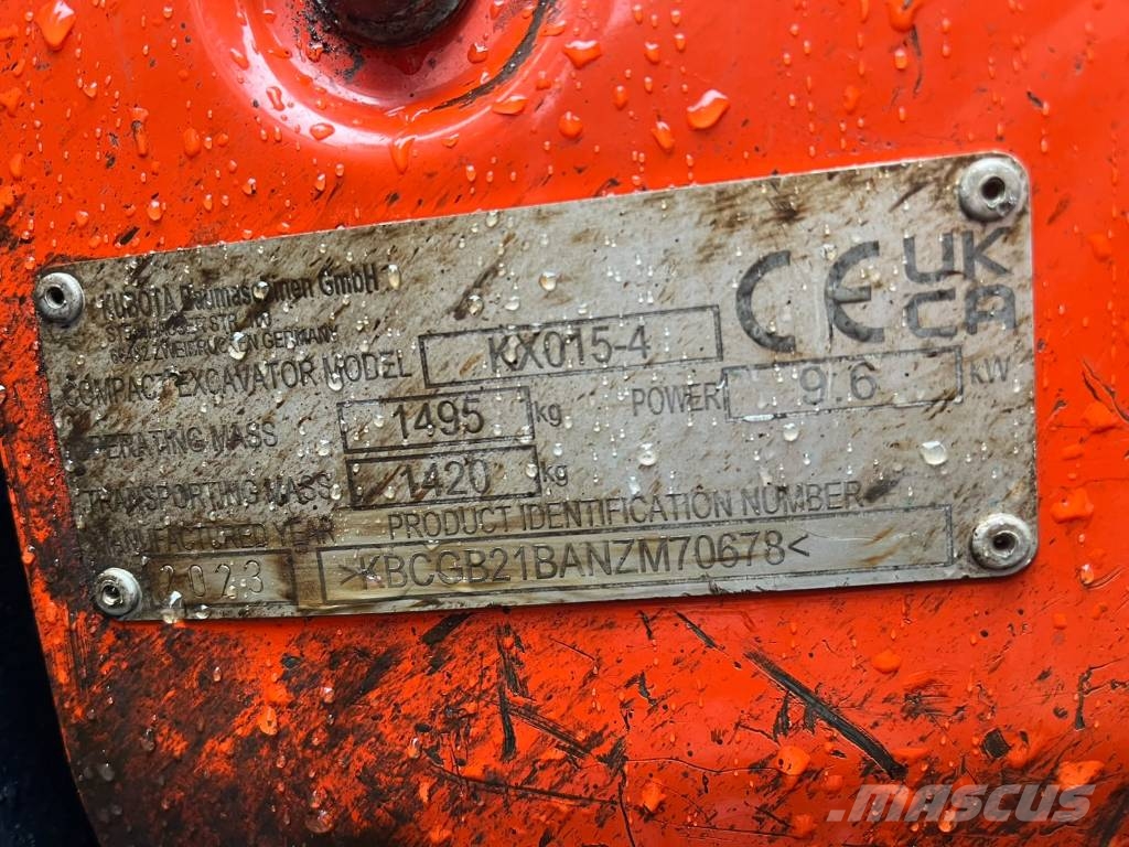 Kubota U 17-3 Minigravemaskiner