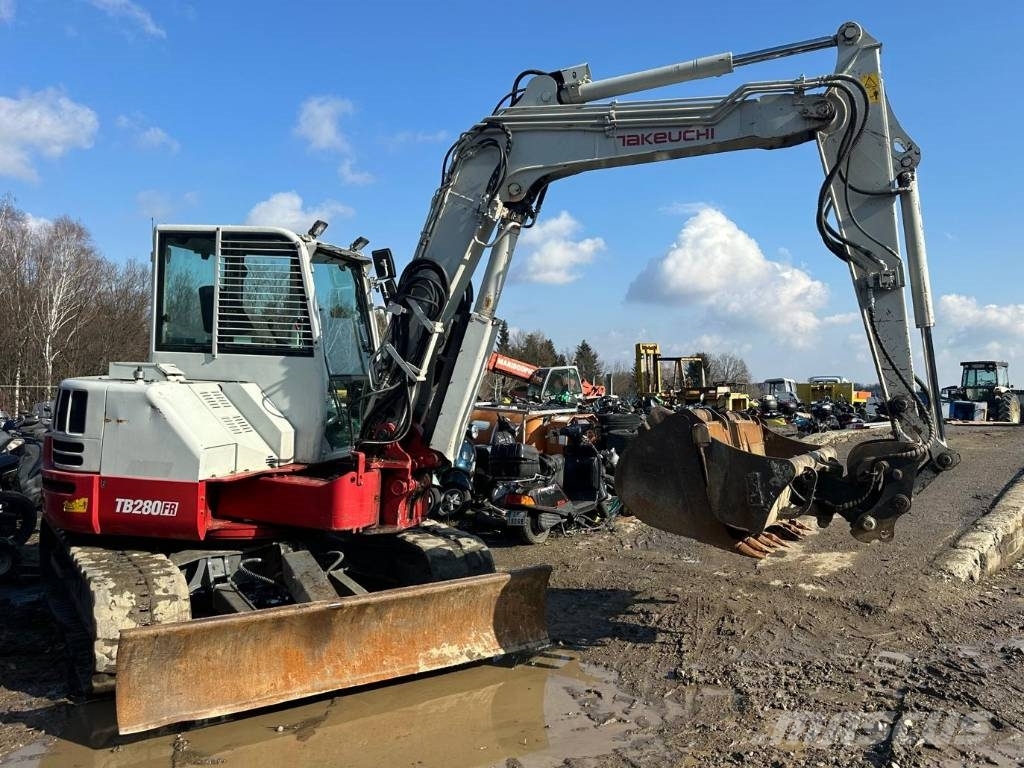 Takeuchi Minikoparka TAKEUCHI TB280FR Excavadoras 7t - 12t