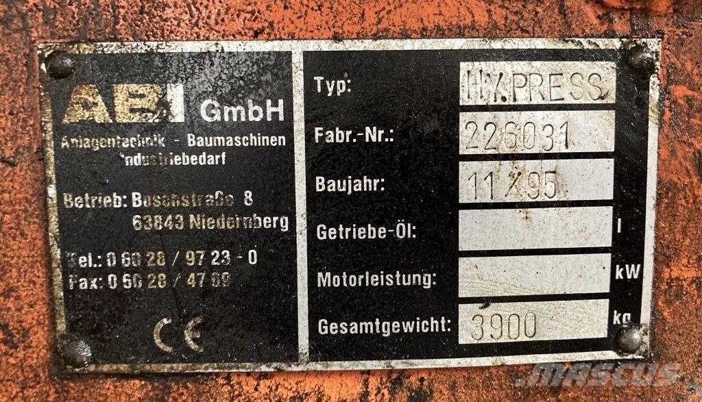 ABI RE 12/14300 Kazik ve ankraj makinalari