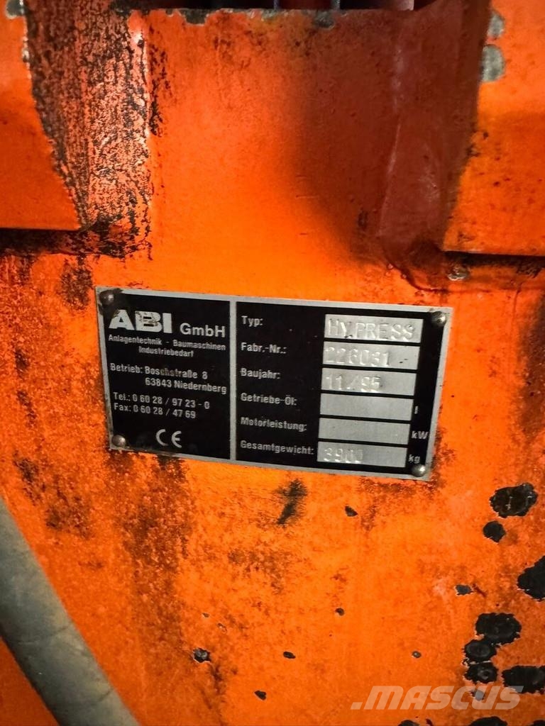 ABI RE 12/14300 Kazik ve ankraj makinalari