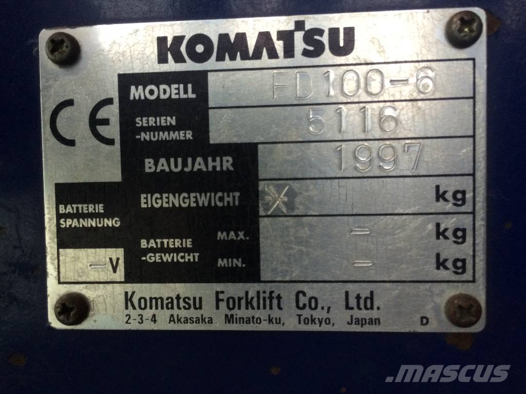 Komatsu FD100-6 LEO V-3711 IO Camiones diesel