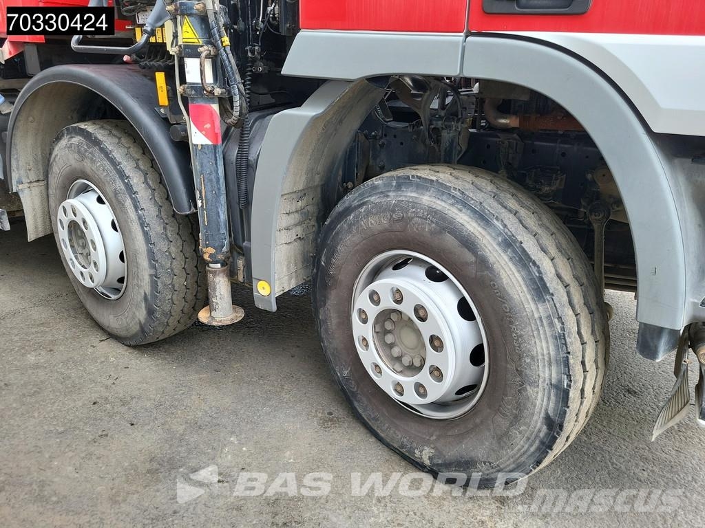 Mercedes-Benz Actros 4141 8X4 HIAB 166 D-4 Hiduo Crane 11m3 2-wa Lastbiler med tip