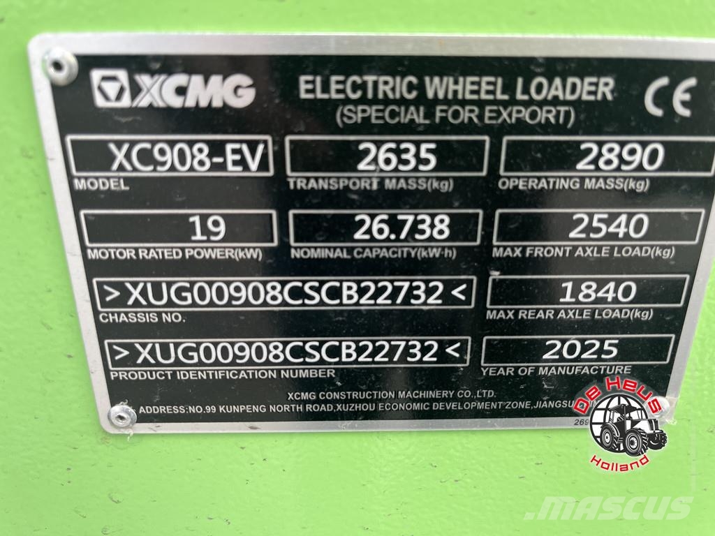 XCMG XC908EV Carros