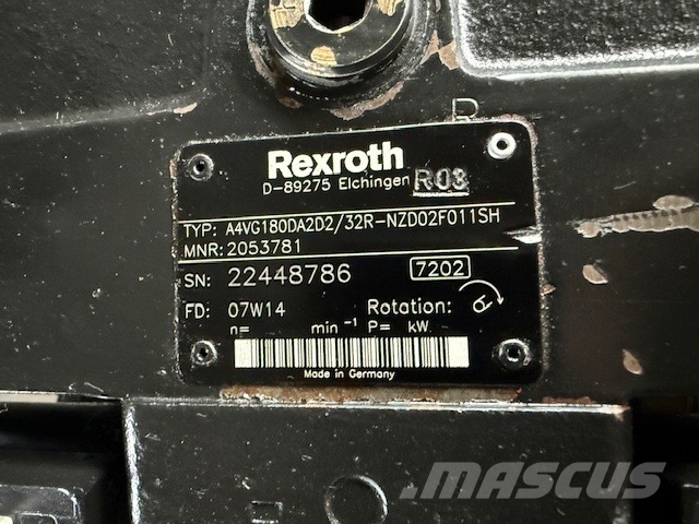 Rexroth A4VG 180 HYDRAULIC PUMP Hydraulik