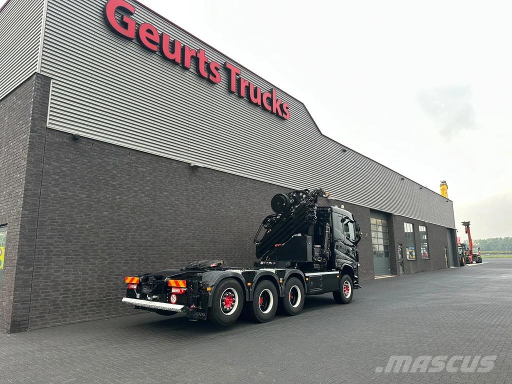 Volvo FH 500 8X4 TREKKER-BAKWAGEN +HIAB 408-8+LIER KRAAN Kranen voor alle terreinen