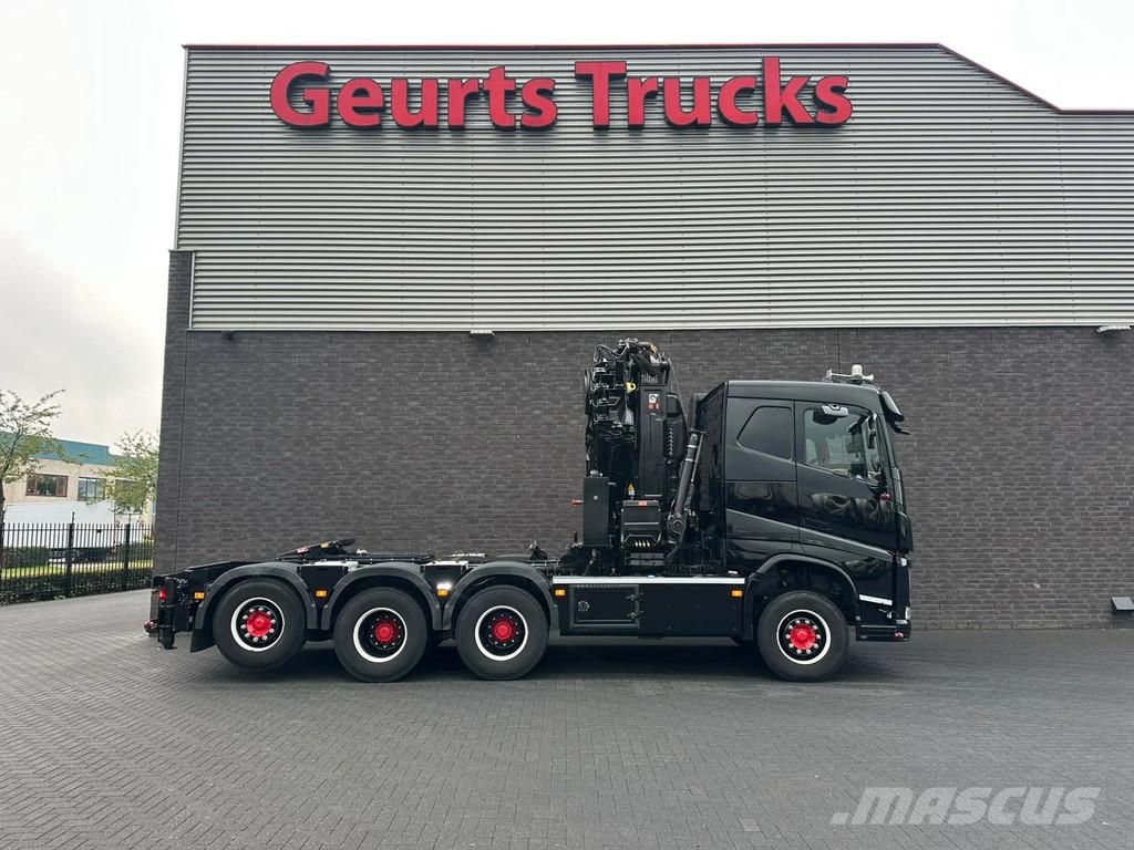 Volvo FH 500 8X4 TREKKER-BAKWAGEN +HIAB 408-8+LIER KRAAN Kranen voor alle terreinen