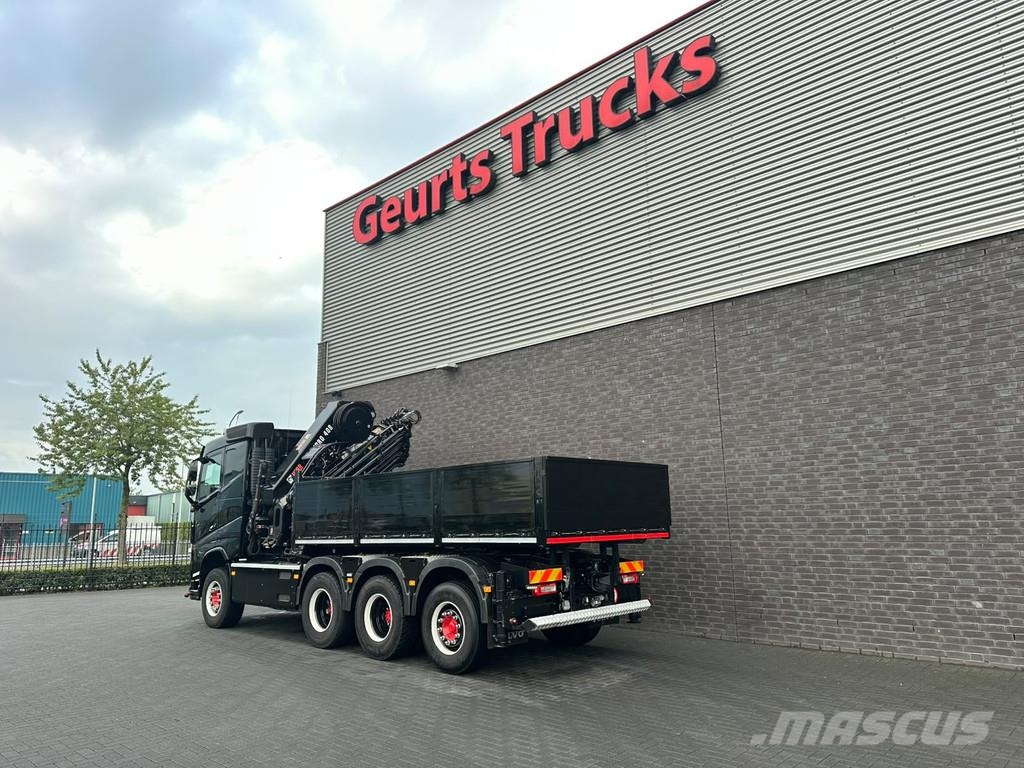 Volvo FH 500 8X4 TREKKER-BAKWAGEN +HIAB 408-8+LIER KRAAN Kranen voor alle terreinen