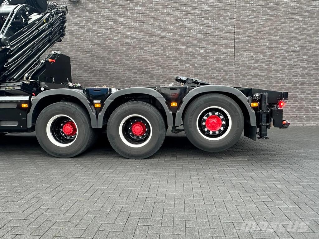 Volvo FH 500 8X4 TREKKER-BAKWAGEN +HIAB 408-8+LIER KRAAN Kranen voor alle terreinen