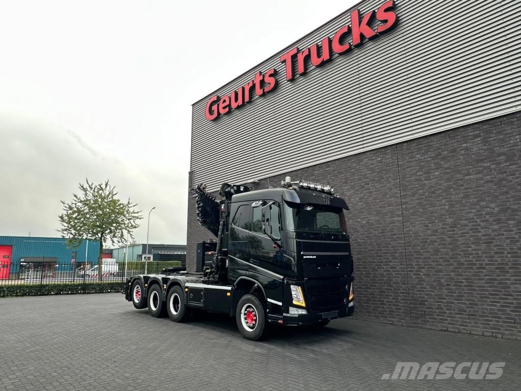 Volvo FH 500 8X4 TREKKER-BAKWAGEN +HIAB 408-8+LIER KRAAN Kranen voor alle terreinen