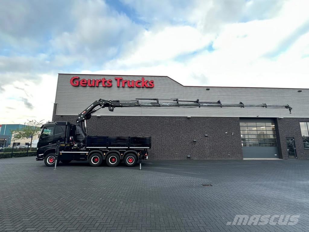 Volvo FH 500 8X4 TREKKER-BAKWAGEN +HIAB 408-8+LIER KRAAN Kranen voor alle terreinen