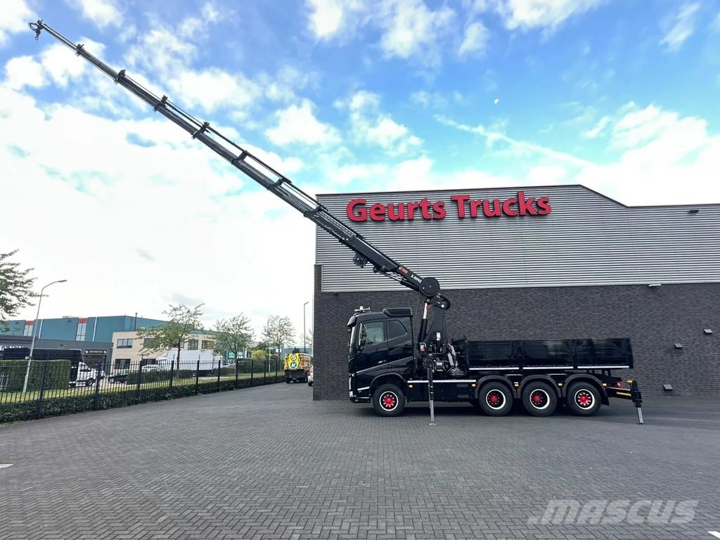 Volvo FH 500 8X4 TREKKER-BAKWAGEN +HIAB 408-8+LIER KRAAN Kranen voor alle terreinen