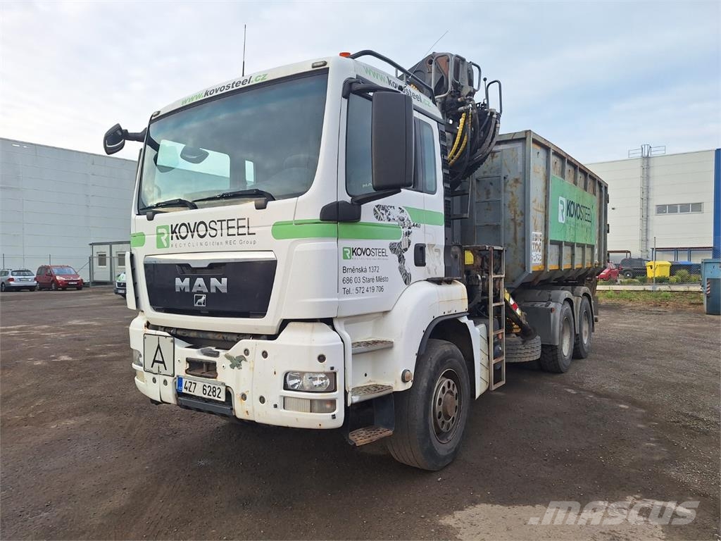 MAN TGS 26.440 6X6H BL + HR KESLA 2014ZT Camion benne