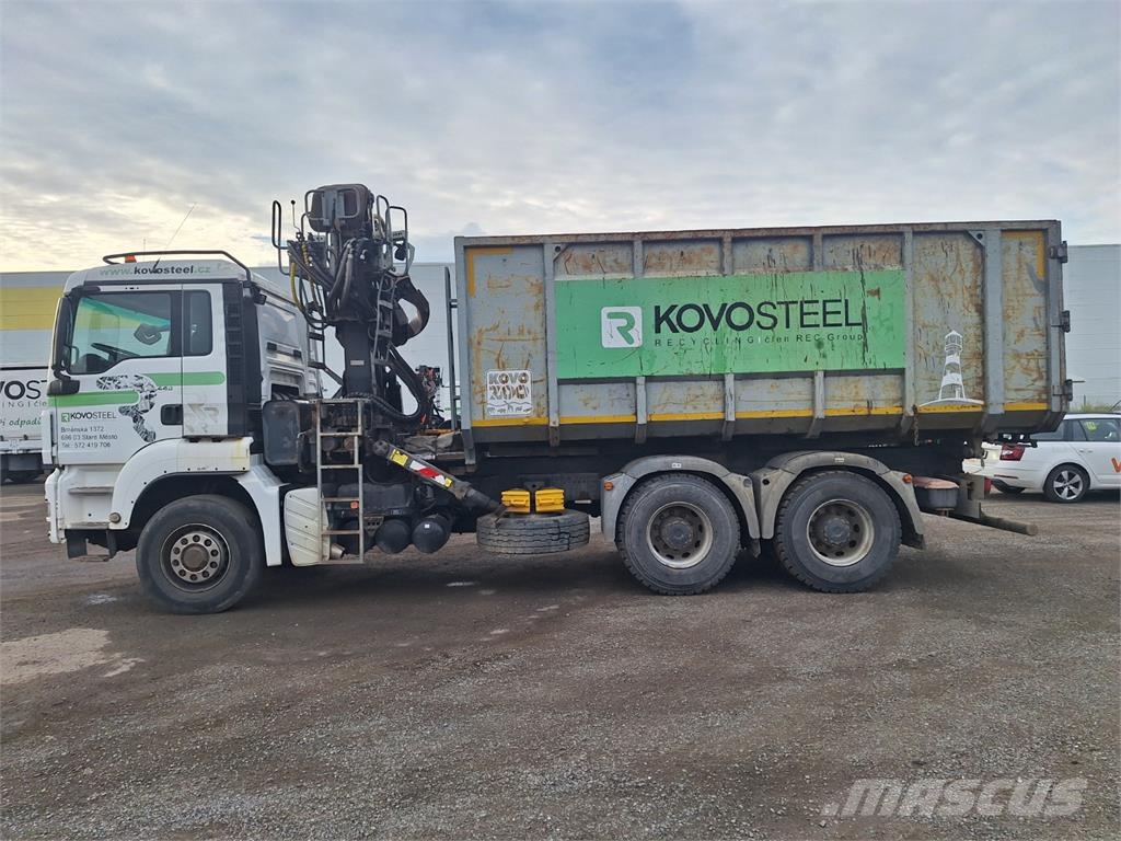 MAN TGS 26.440 6X6H BL + HR KESLA 2014ZT Camion benne