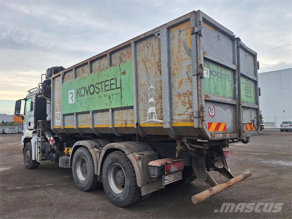 MAN TGS 26.440 6X6H BL + HR KESLA 2014ZT Camion benne