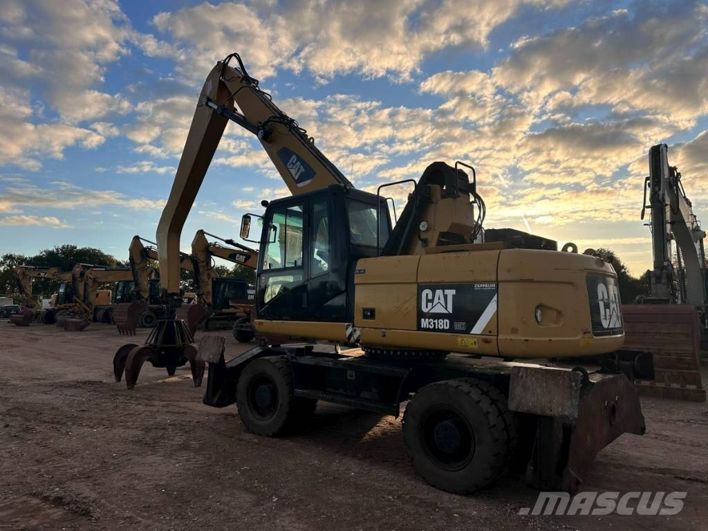CAT M 318 MH mit Greifer Kein 3022 3026 320 322 Stroje pro manipulaci s odpadem