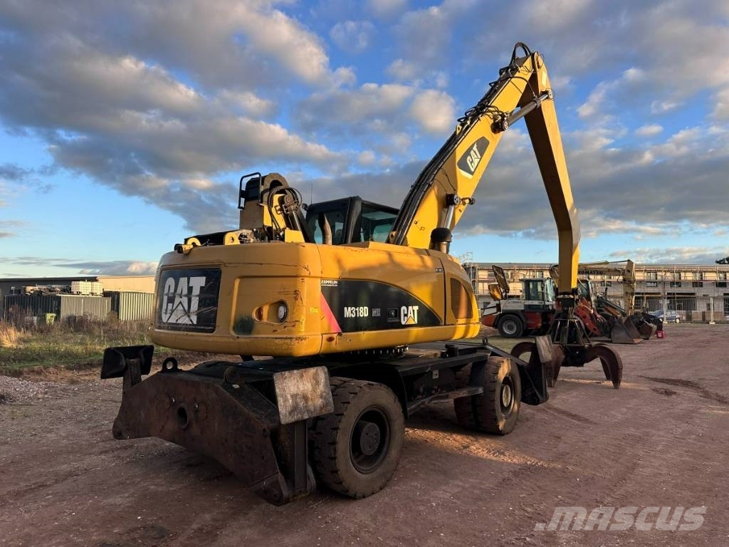 CAT M 318 MH mit Greifer Kein 3022 3026 320 322 Stroje pro manipulaci s odpadem