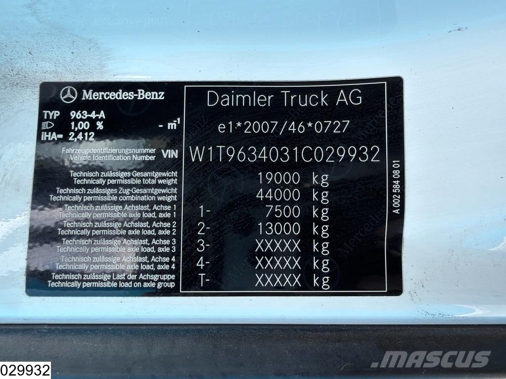 Mercedes-Benz Actros 1845 EURO 6d Vetopöytäautot