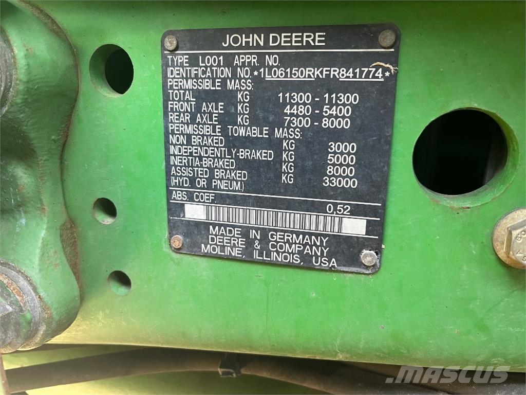John Deere 6150R Traktorer
