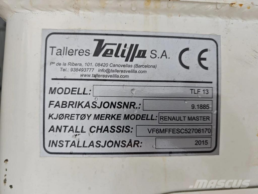 Renault Master 2.3 DXI Movex TLF 13 LKW-Arbeitsbühnen