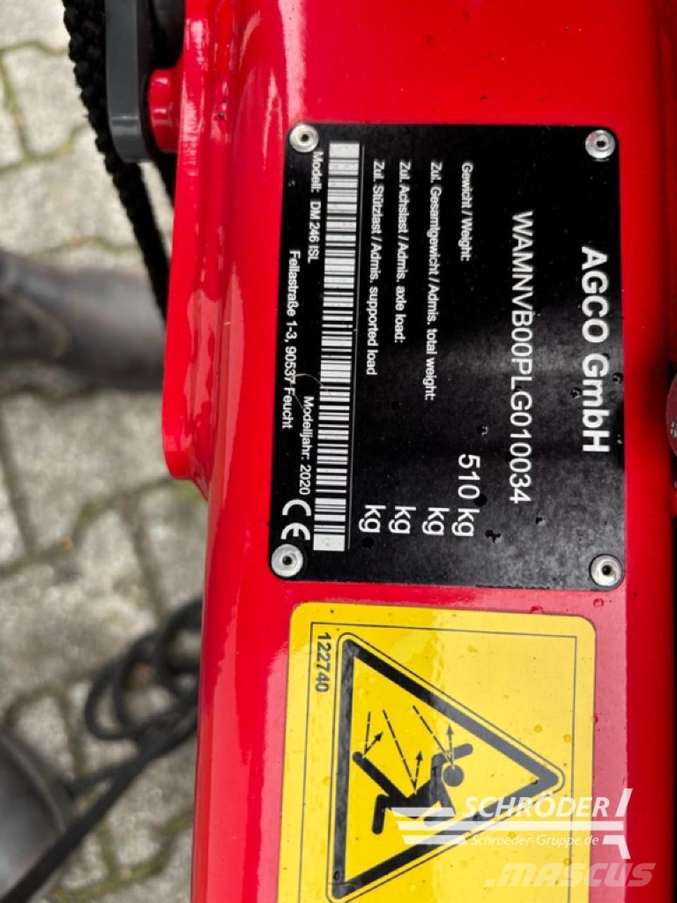 Massey Ferguson DM 246 ISL جزازات مكيفات