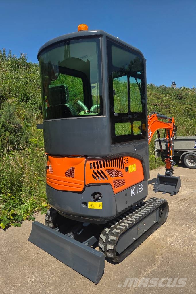 KGX K18 Kubota Powered 1.8ton Minigraafmachines < 7t