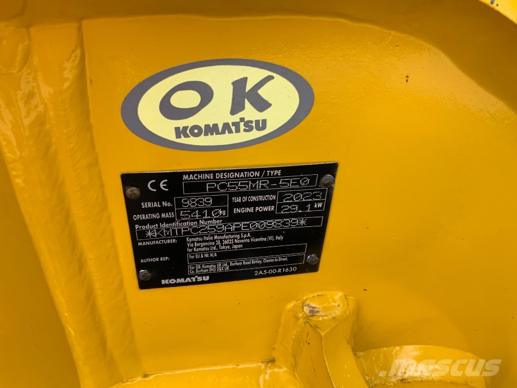 Komatsu PC 55 MR Miniescavadeiras < 7t (Mini escavadeiras)